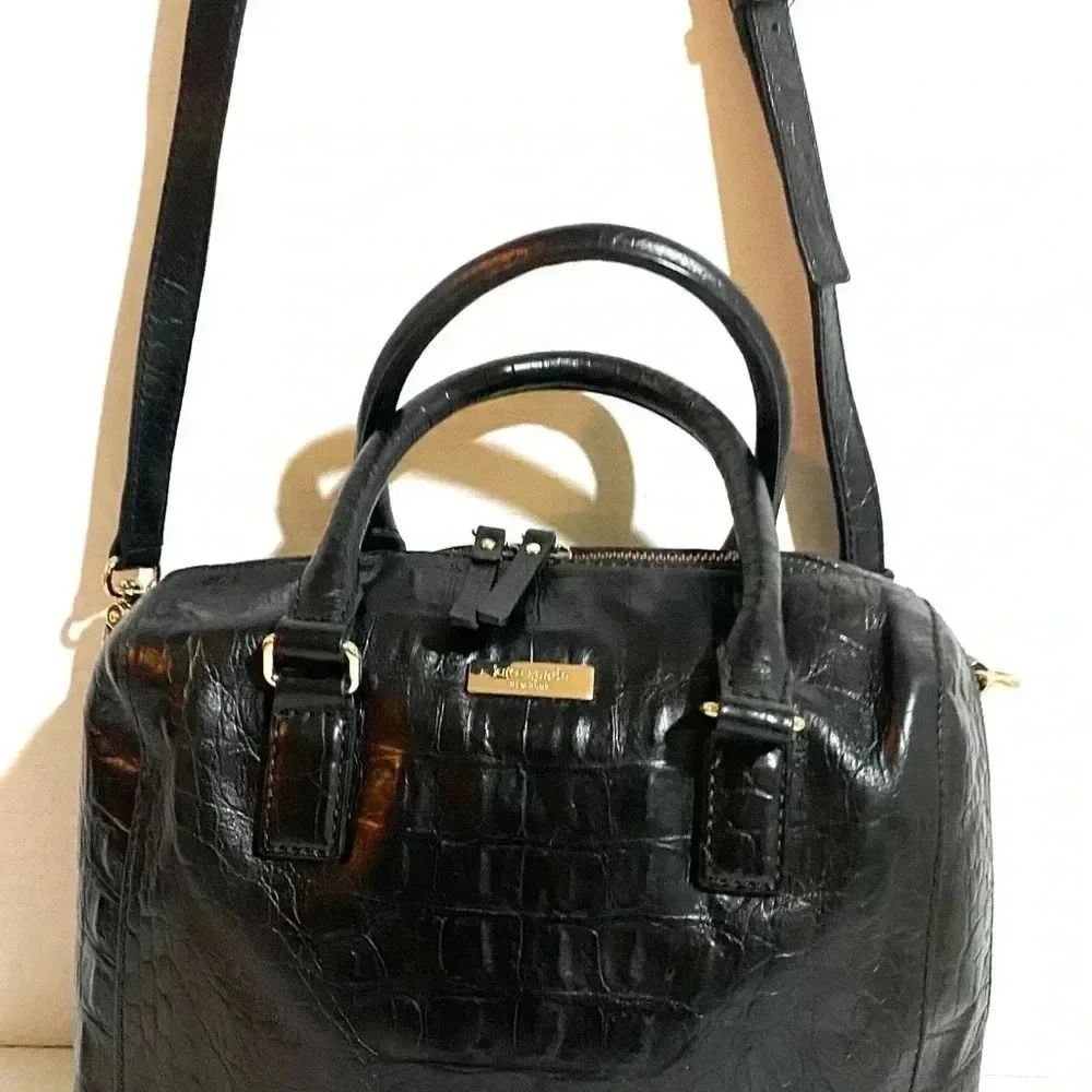 Kate spade leather satchel handbag